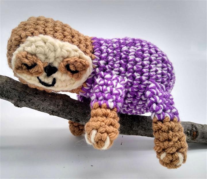 Fastest Crochet PJ the Sloth Pattern