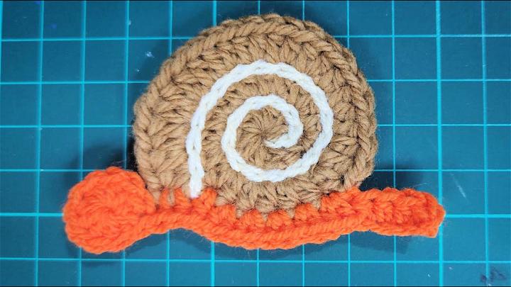 Fastest Crochet Snail Applique Pattern