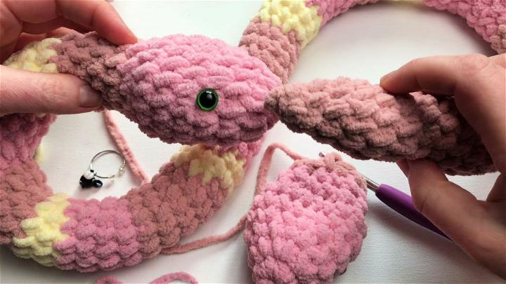 Fastest Crochet Snake Tutorial