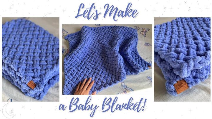 Finger Crochet Blanket Pattern Step by Step Instructions