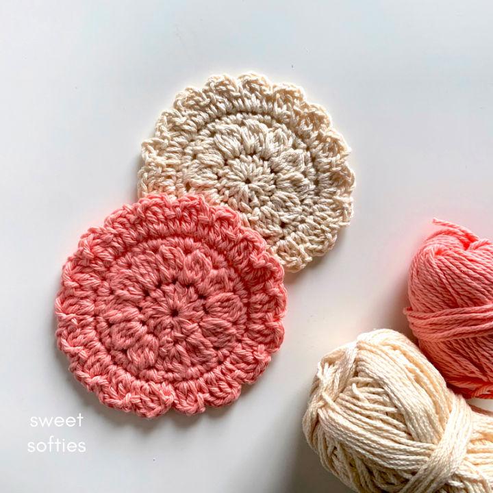 Floral Face Scrubby Crochet Pattern