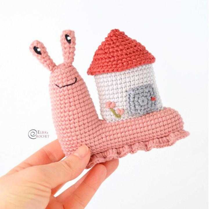 Free Crochet Abigail the Snail Pattern