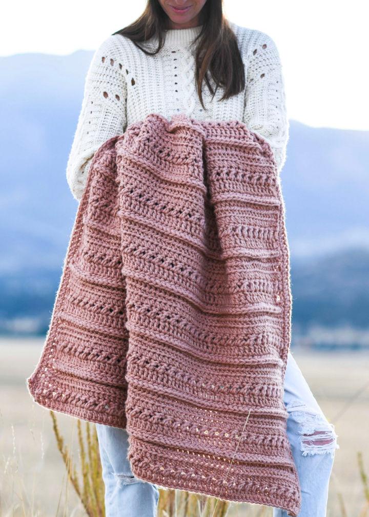 Free Crochet Colorado Blanket Pattern