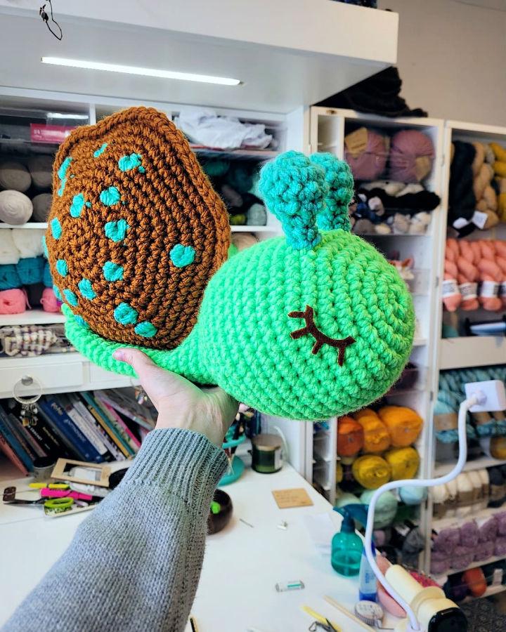 Free Crochet Cookie Snail Pattern