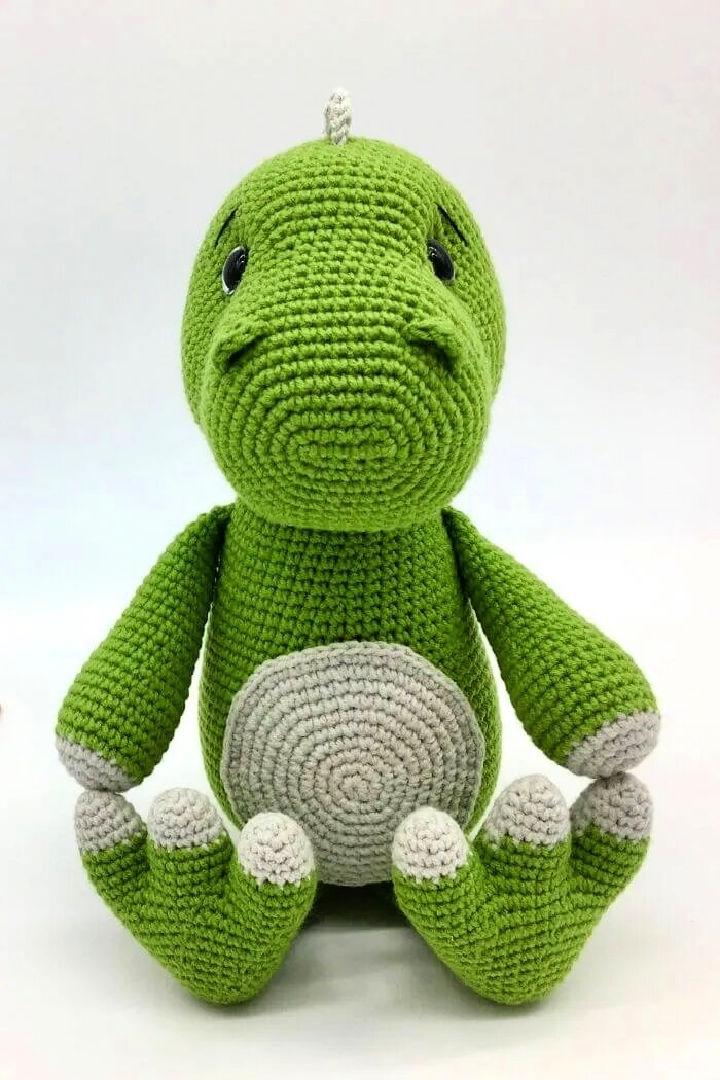 Free Crochet Danny the Dinosaur Pattern