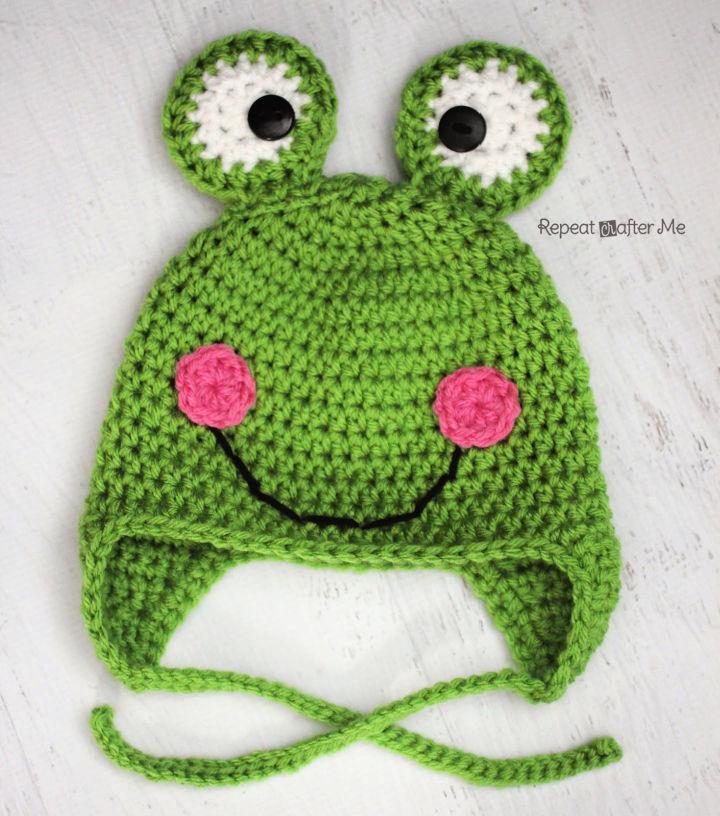 How to Crochet Frog Hat - Free Pattern