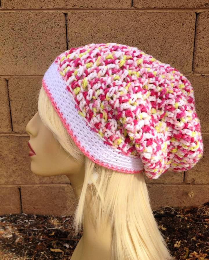 Free Crochet Hollands Slouch Hat Pattern