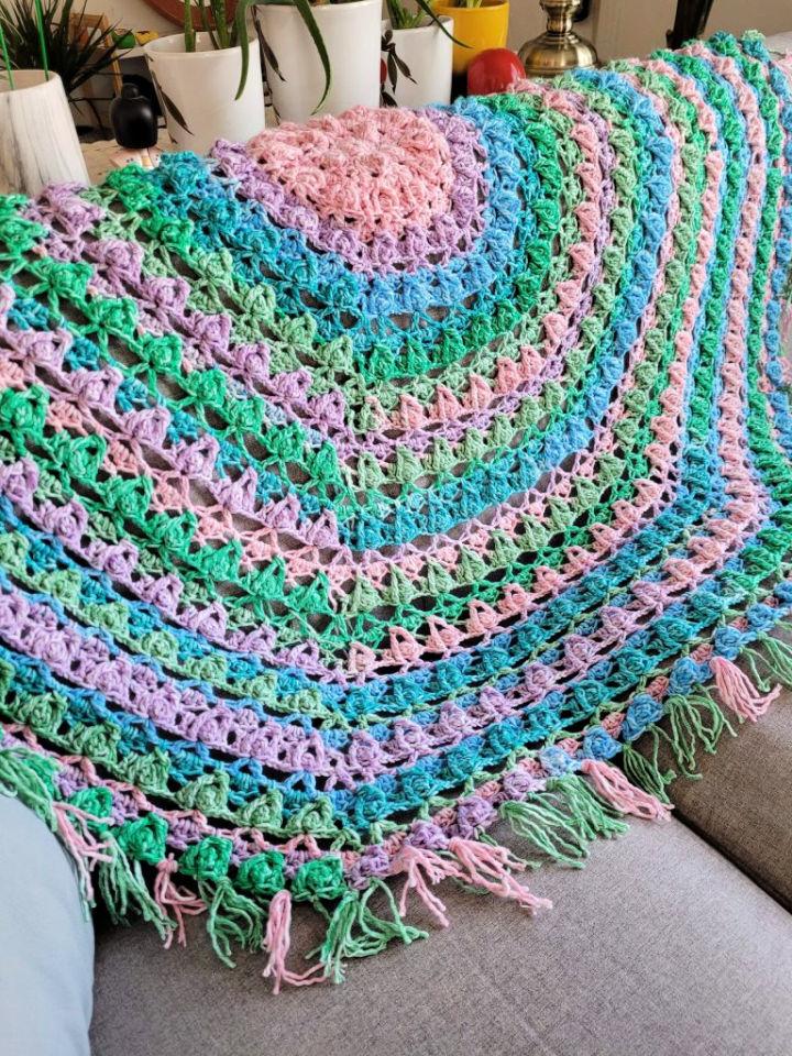 Free Crochet Juniper Circle Blanket Pattern