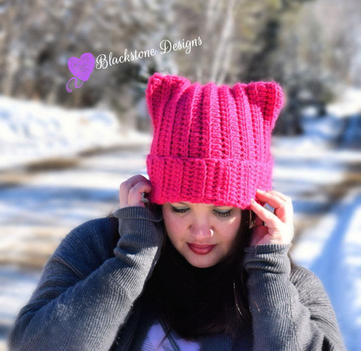  Free Crochet Kitty Hat Pattern