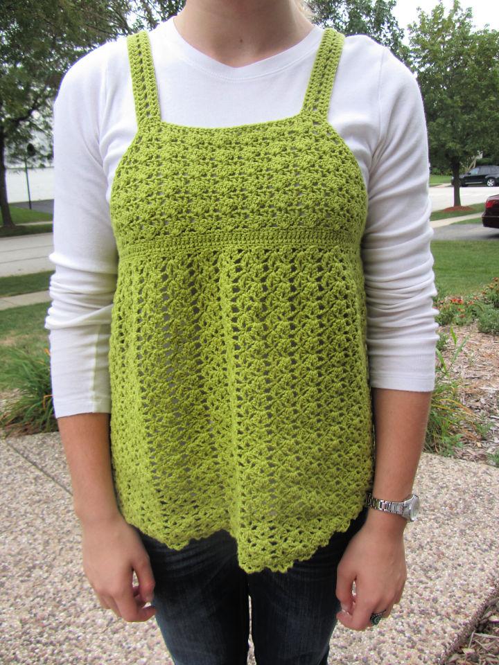 Free Crochet Lacy Camisole Pattern