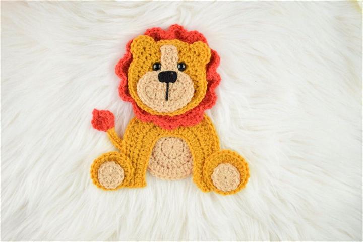 Fastest Crochet Lion Applique Pattern