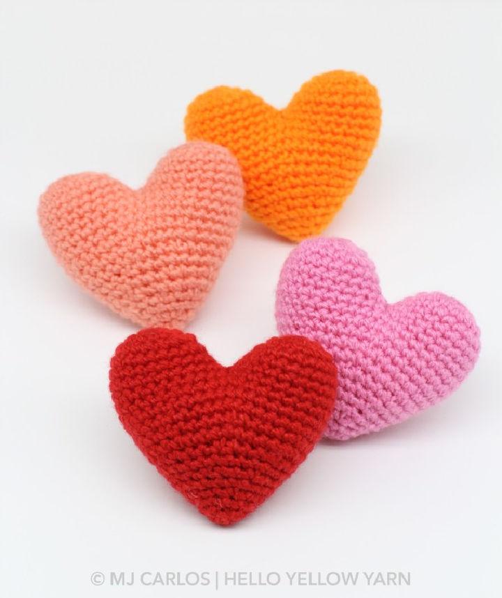 Free Crochet Love Heart Pattern