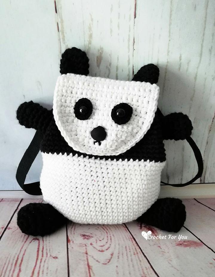 Free Crochet Panda Backpack Pattern