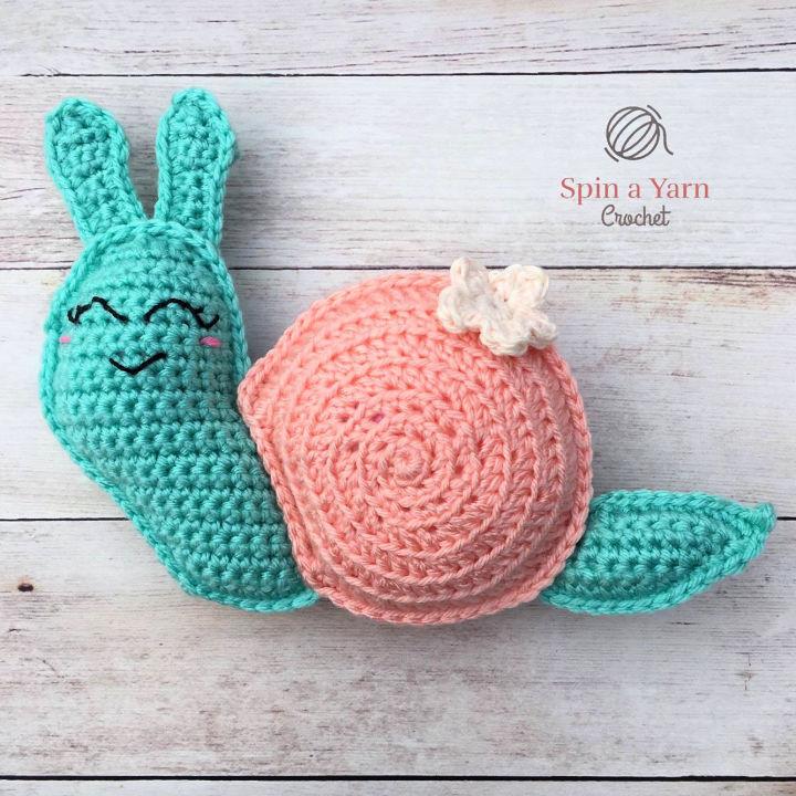 Free Crochet Pattern for Snail Amigurumi
