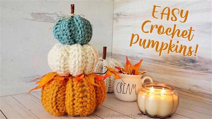 Free Crochet Pumpkins Pattern to Print