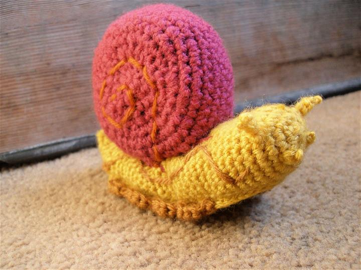 Crochet Snail or Slug Amigurumi Pattern