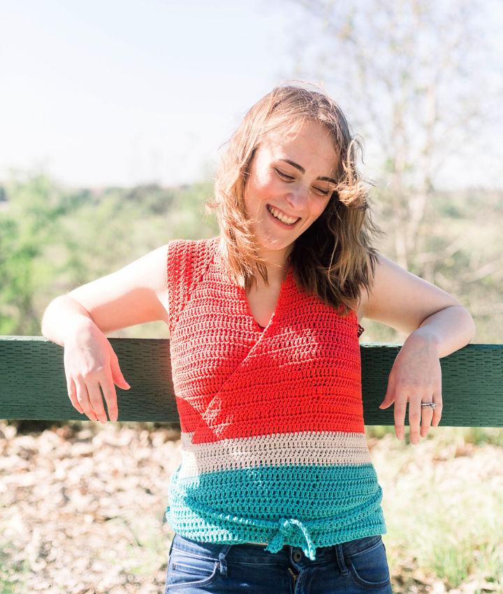 Beautiful Crochet Summer Wrap Top Pattern