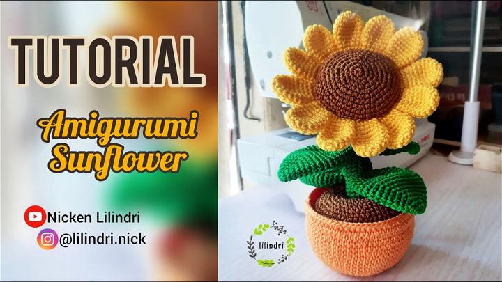 Free Crochet Sunflower Amigurumi Pattern