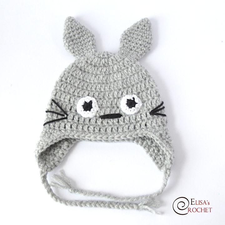 Free Crochet Totoro Hat Pattern