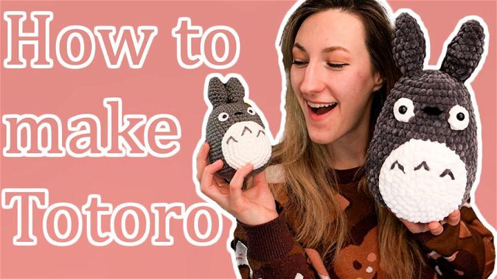 Free Crochet Totoro Plush Pattern for Beginners
