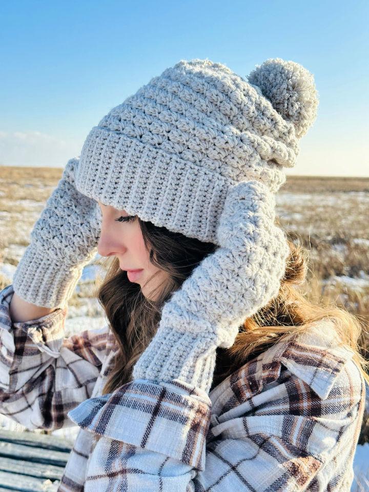 Free Crochet Winter Moonlight Beanie Pattern