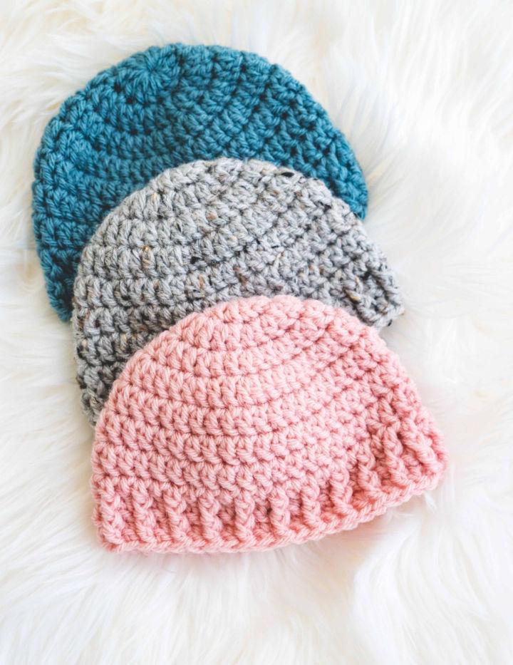 Free Crochet Parker Baby Hat Pattern for Beginners