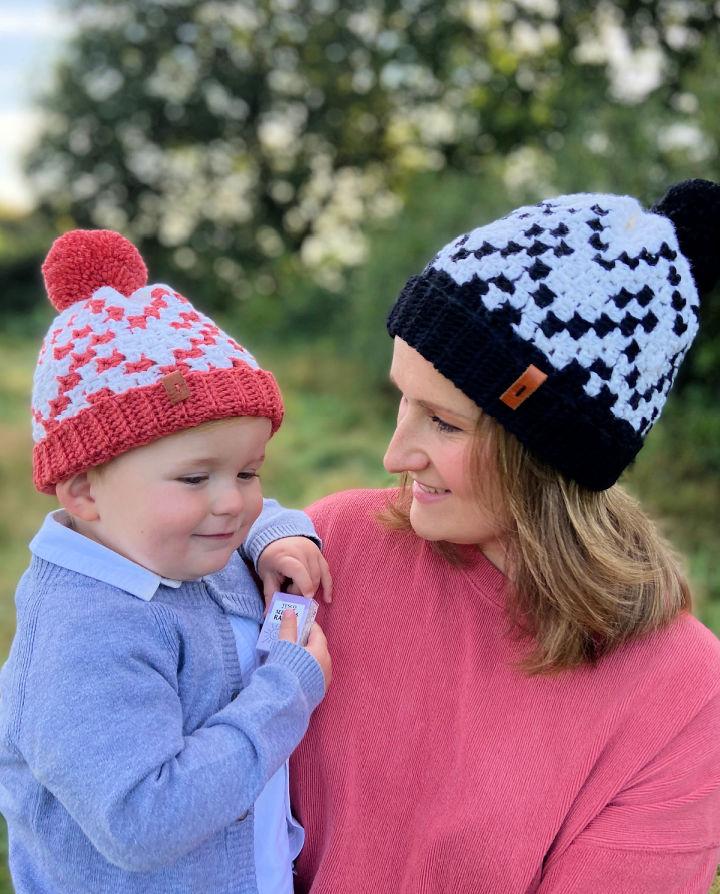 Free Widcombe C2C Crochet Hat Pattern