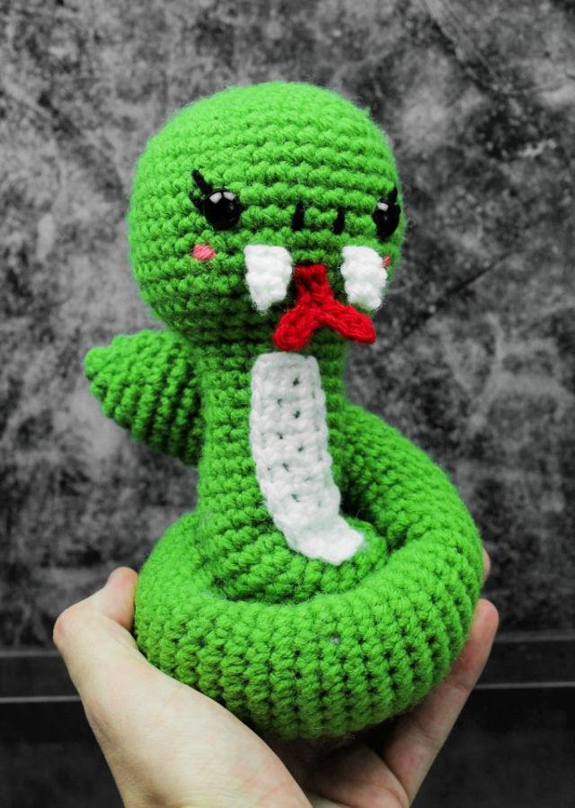Giant Snake Amigurumi - Free Crochet Pattern