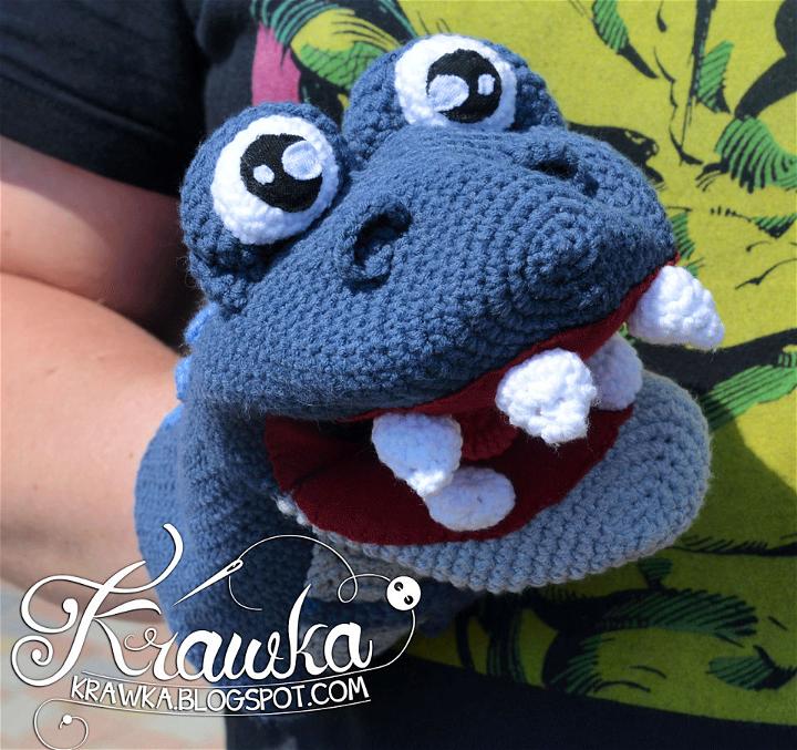 How Do You Crochet Dino Puppet