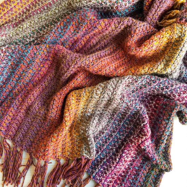 How To Crochet Woven Blanket Pattern