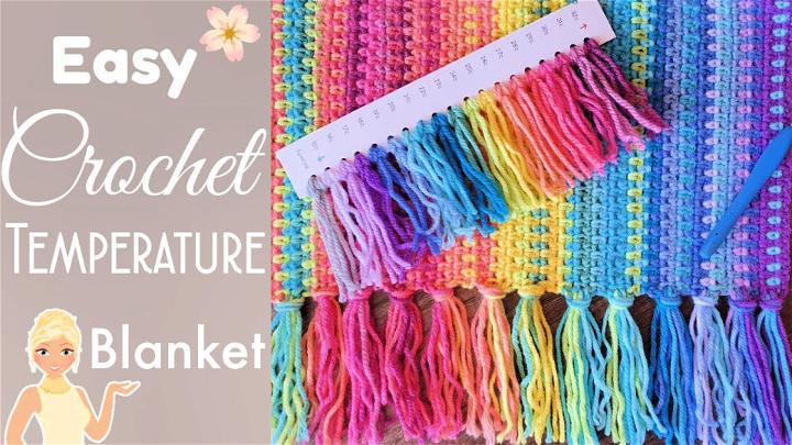 Crochet Temperature Blanket - Step By Step Instructions
