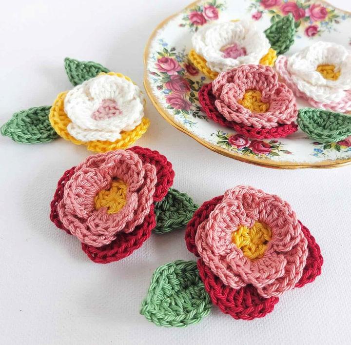 How to Crochet 3D Flowers - Free Pattern
