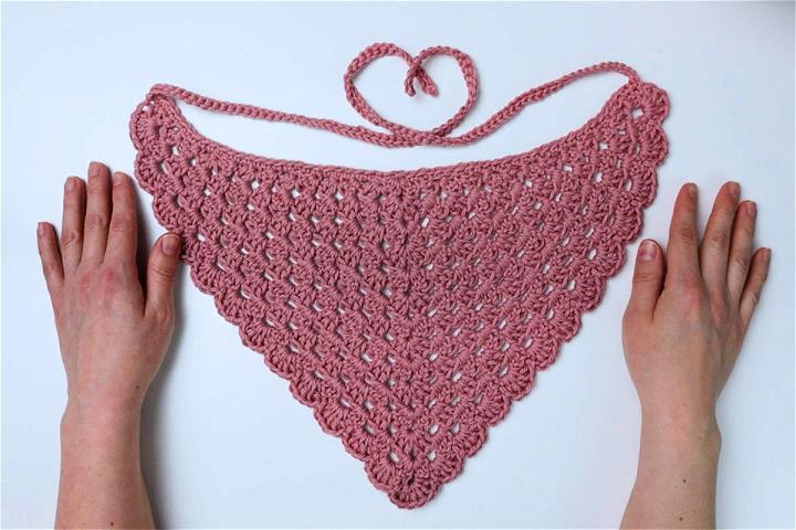 How to Crochet Bandana - Free Pattern