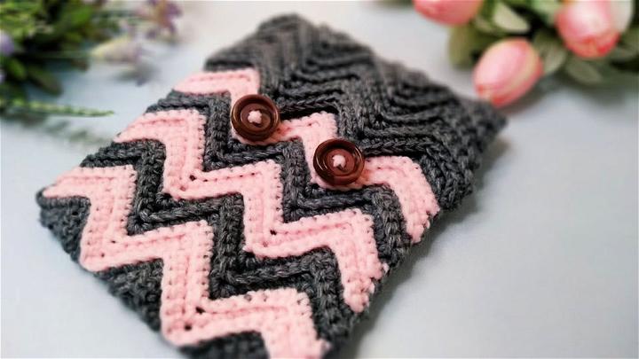 How to Crochet Chevron Stitch Purse - Free Pattern