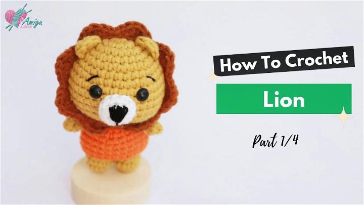 How to Crochet Lion Animal - Free Pattern