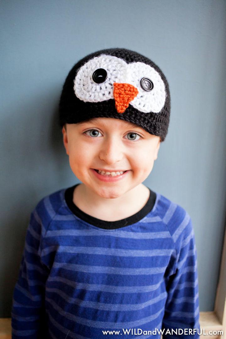 How to Crochet Penguin Hat Free Pattern