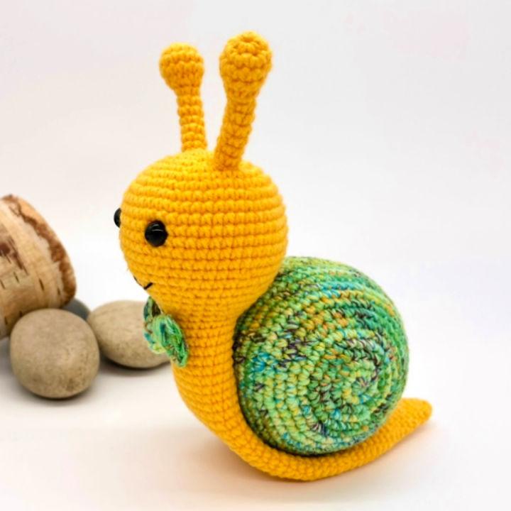 How to Crochet Snail Free Pattern