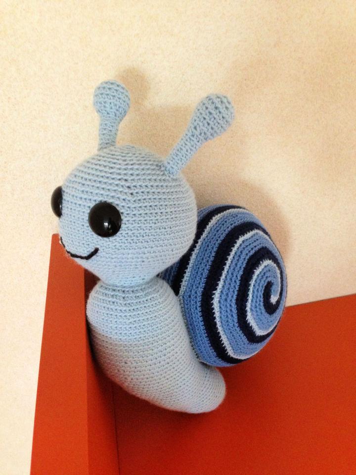 How to Crochet Spiral Snail Free Pattern