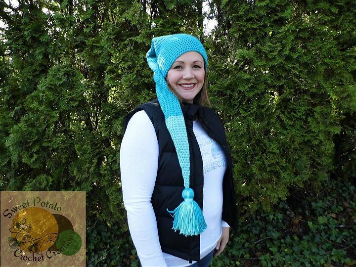 How to Crochet Stocking Cap - Free Pattern