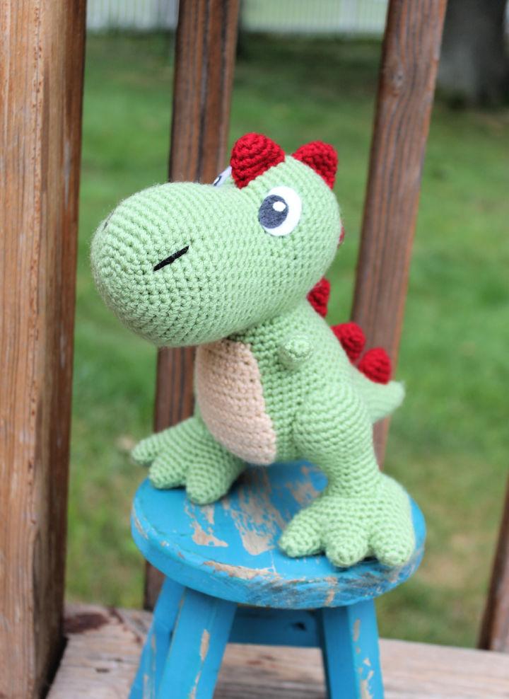 How to Crochet T Rex Amigurumi Free Pattern