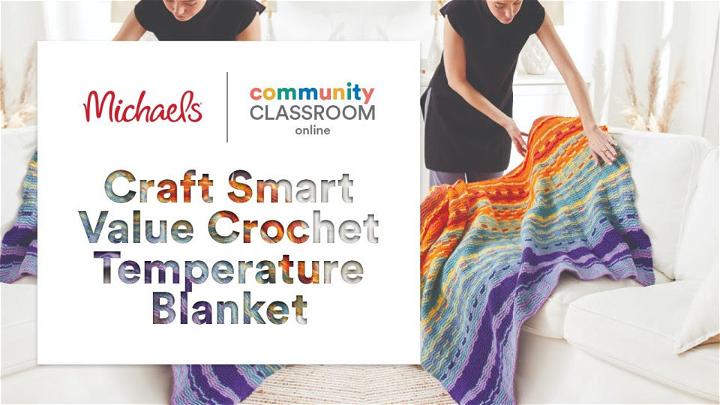 How to Crochet Temperature Blanket - Free Pattern