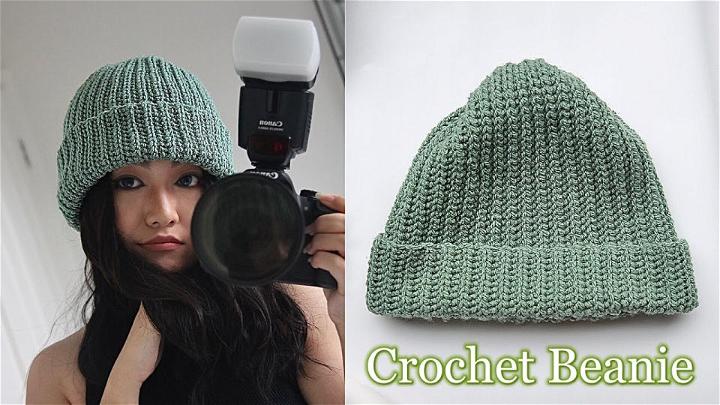 How to Crochet a Beanie Hat Free Pattern
