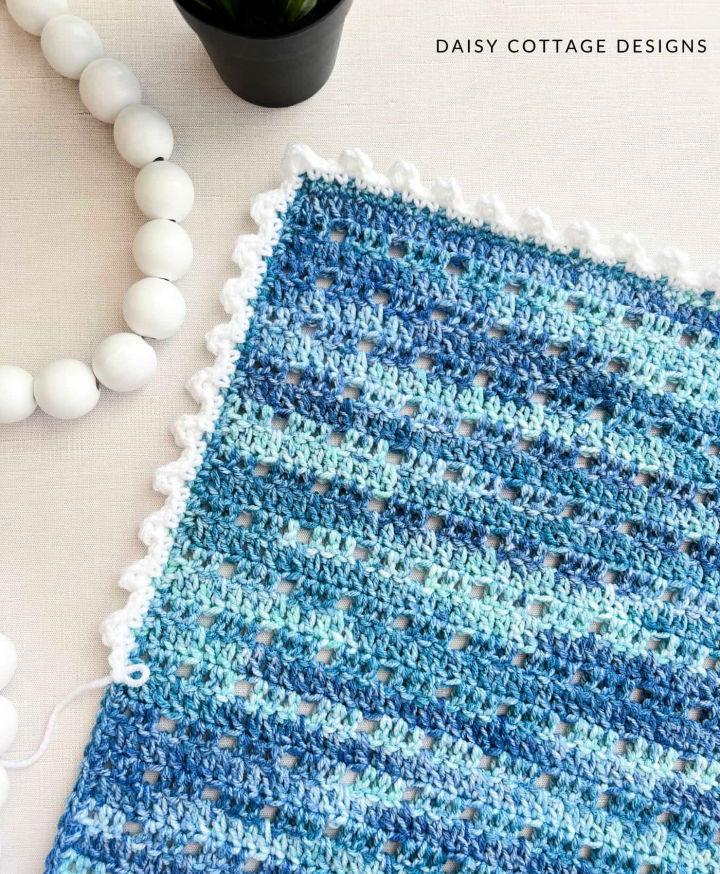 How to Double Crochet Blanket Free Pattern