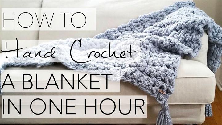 How to Hand Crochet a Blanket With Thin Yarn