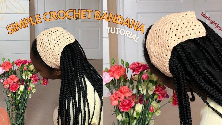 How to Make Bandana - Free Crochet Pattern