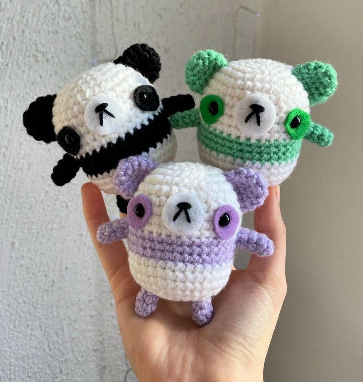 How to Make Panda Amigurumi Free Crochet Pattern