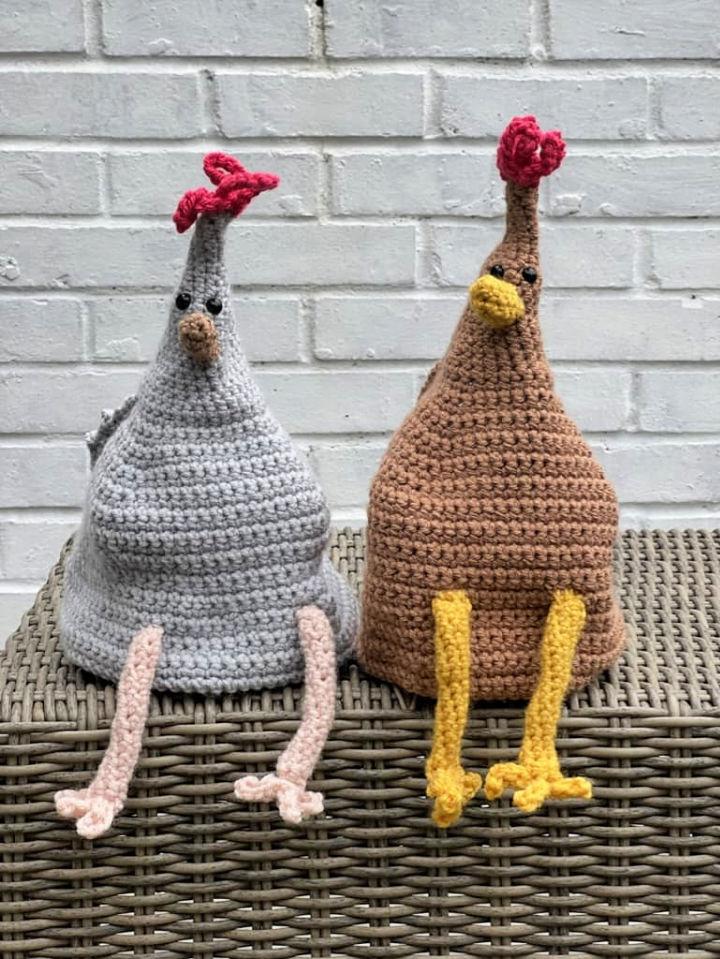 Large Crochet Chicken Amigurumi Pattern