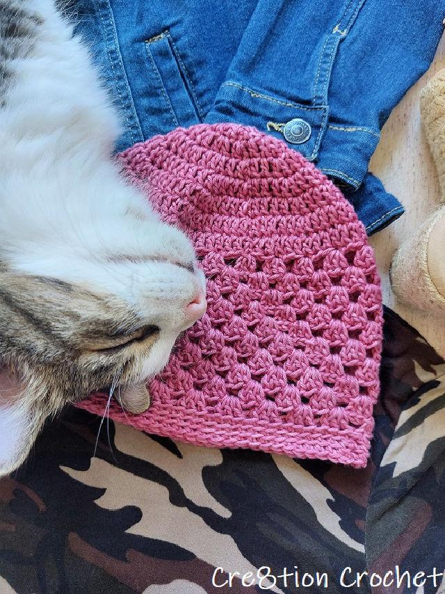 Lightweight Crochet Grace Tinley Beanie Pattern