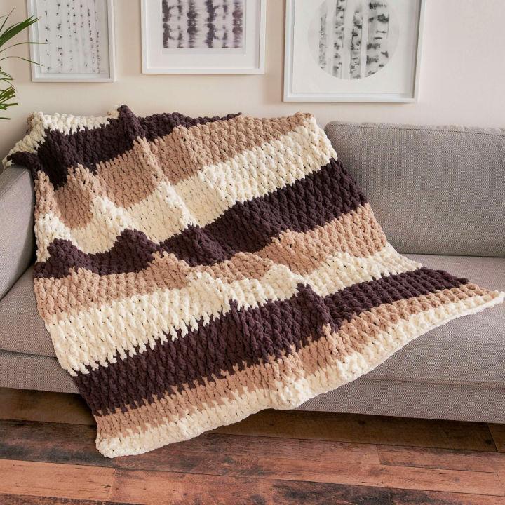 Lush Life Fluffy Crochet Blanket Pattern