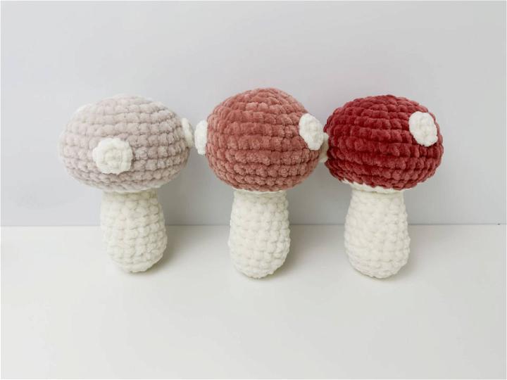New Crochet Mushroom Step by Step Instructions